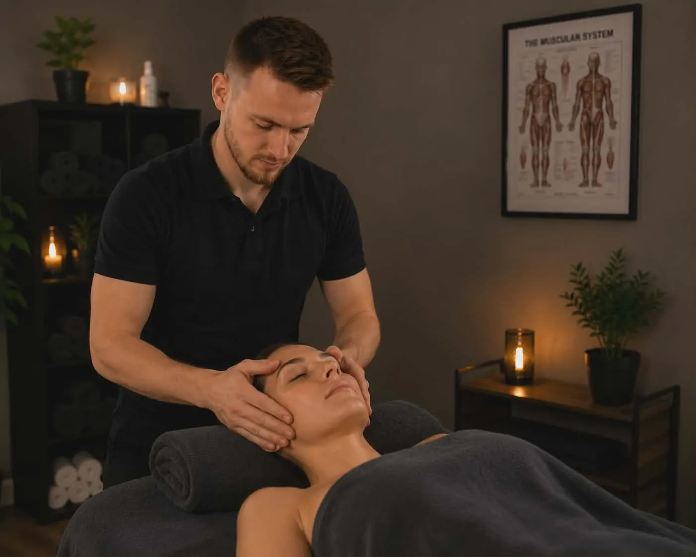 Företagsmassage utfört av erfaret team hos Laxton Massage & Friskvård